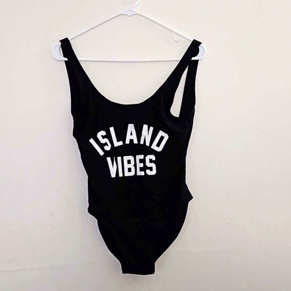 Small Black Island Vibes Swimsuit